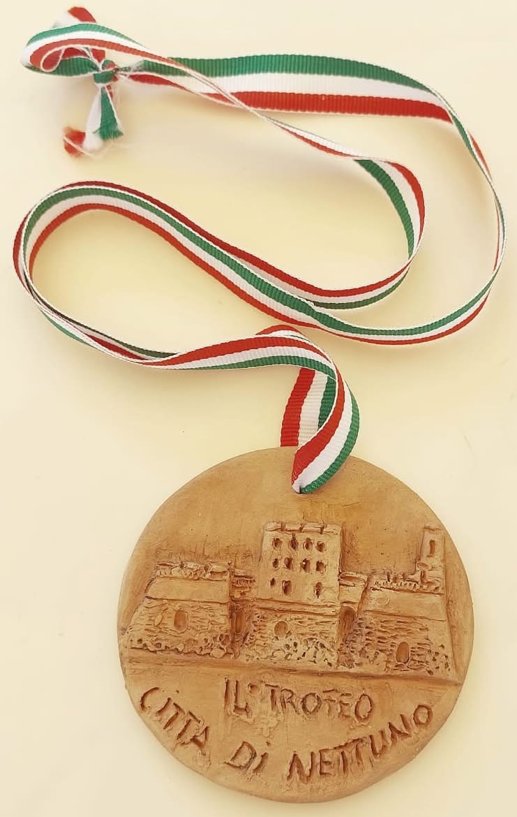 medaglia trofeo Città di Nettuno 2025