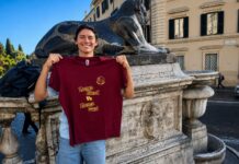 Una maglietta, una corsa e un nuovo amico. A Roma può succedere anche questo.